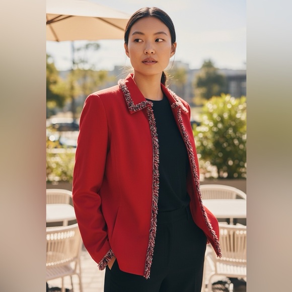 ST. JOHN SPORT COTTON JACKET by Marie Gray
